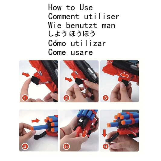 Spider Web Launcher Gloves for Kids & Adults – Hero Wrist Shooter Toy for Interactive Play