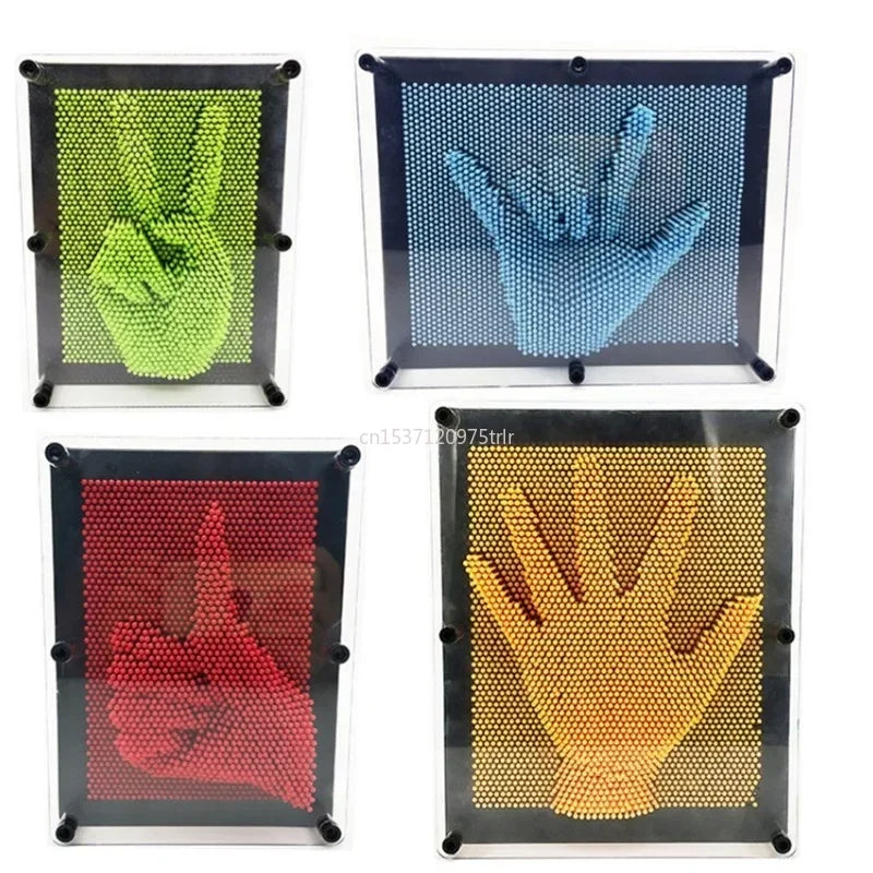 3D Pin Art Clone Toy – Create Face & Hand Impressions in Seconds