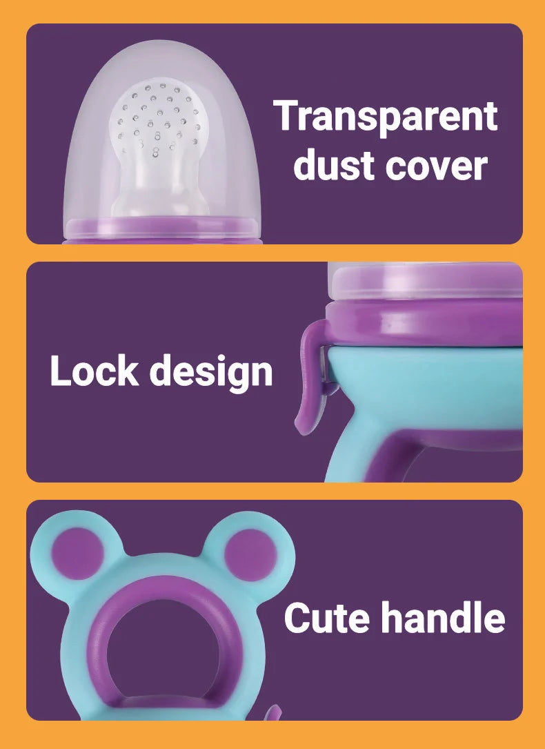 Baby Fruit Feeder Pacifier – Food-Grade