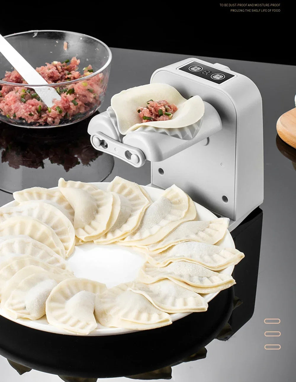 Automatic Electric Dumpling Maker – Easy Homemade Dumpling & Ravioli Machine