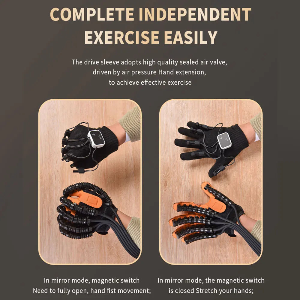 Robot Rehabilitation Gloves for Stroke & Hemiplegia – Finger Training Hand Function Recovery