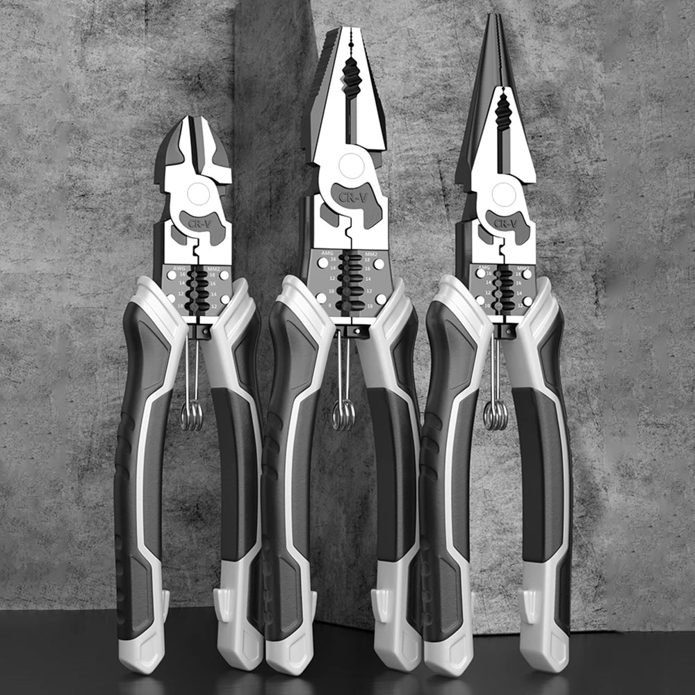 Universal Multifunctional Diagonal & Needle Nose Pliers – Electrician Grade