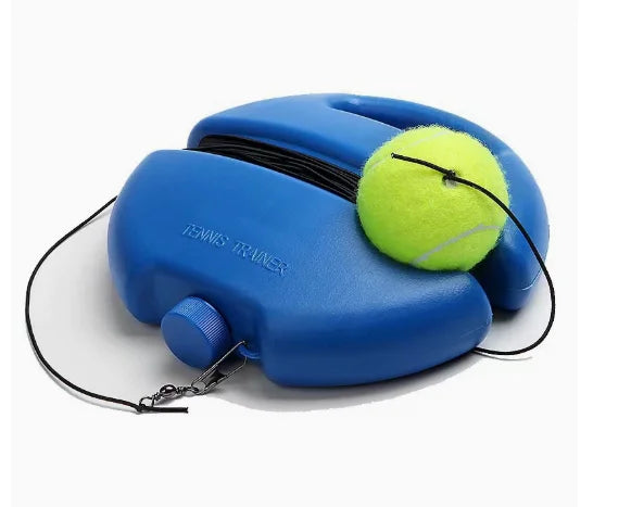 Tennis Self-Trainer Tool – Practice Tool with Elastic Rope for Solo Training