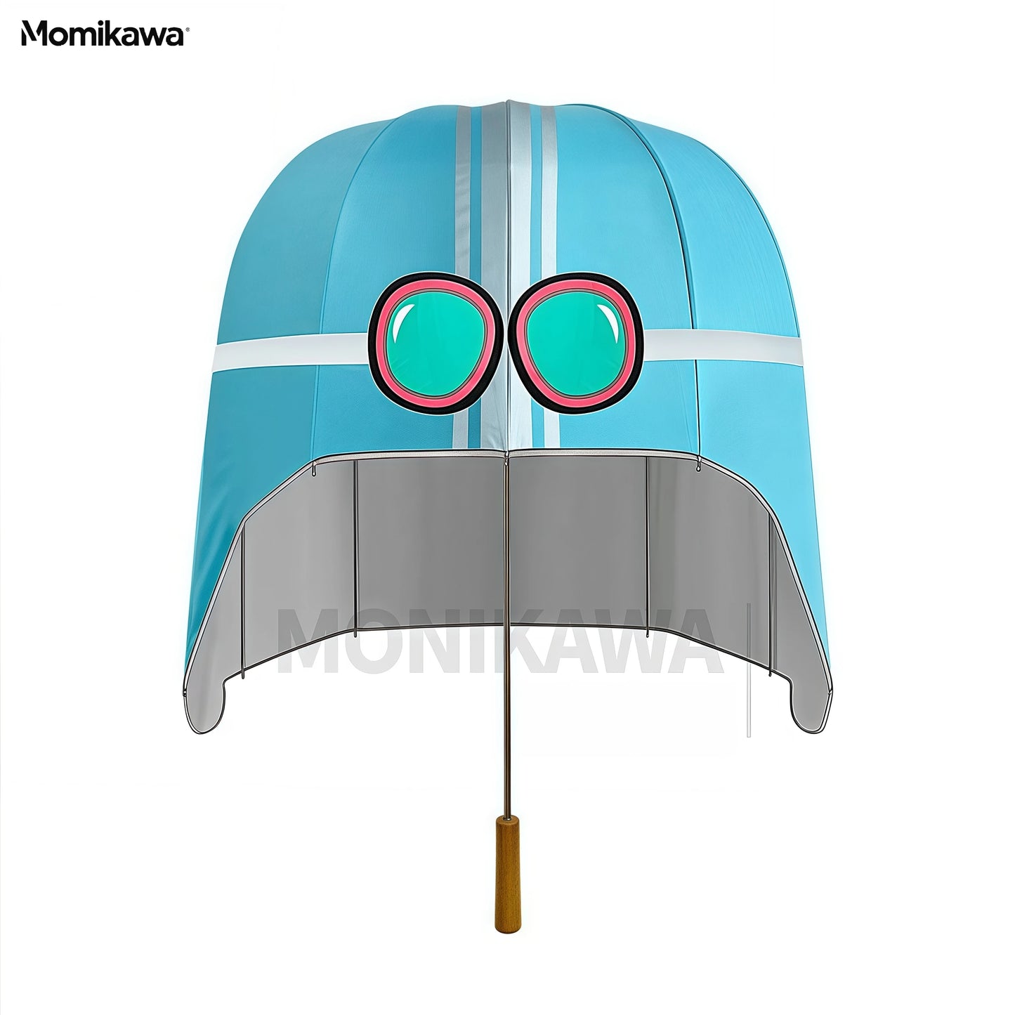 Full-Coverage Helmet Umbrella – Creative Windproof Rain Shield