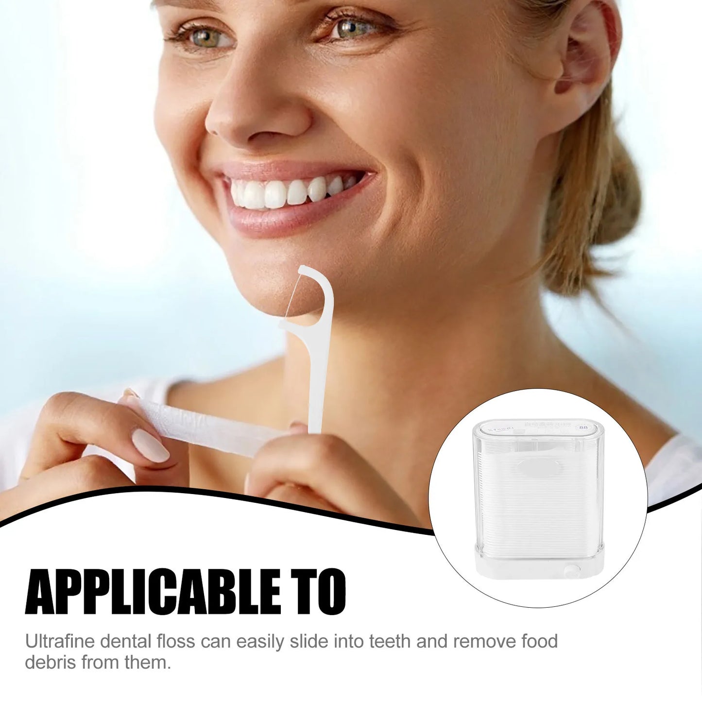 Ultra-Fine Dental Floss Picks – Easy Interdental Cleaning & Plaque Removal