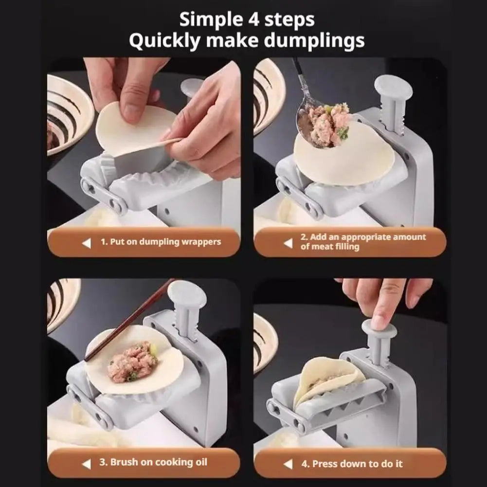 Manual Dumpling Maker Press – Easy Dumpling Mold for Homemade Dumplings