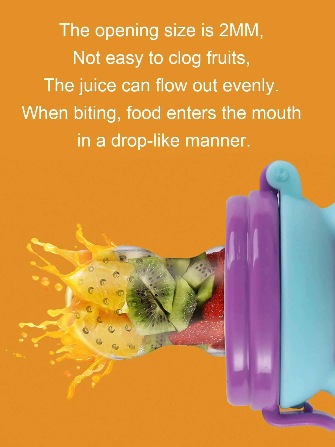 Baby Fruit Feeder Pacifier – Food-Grade