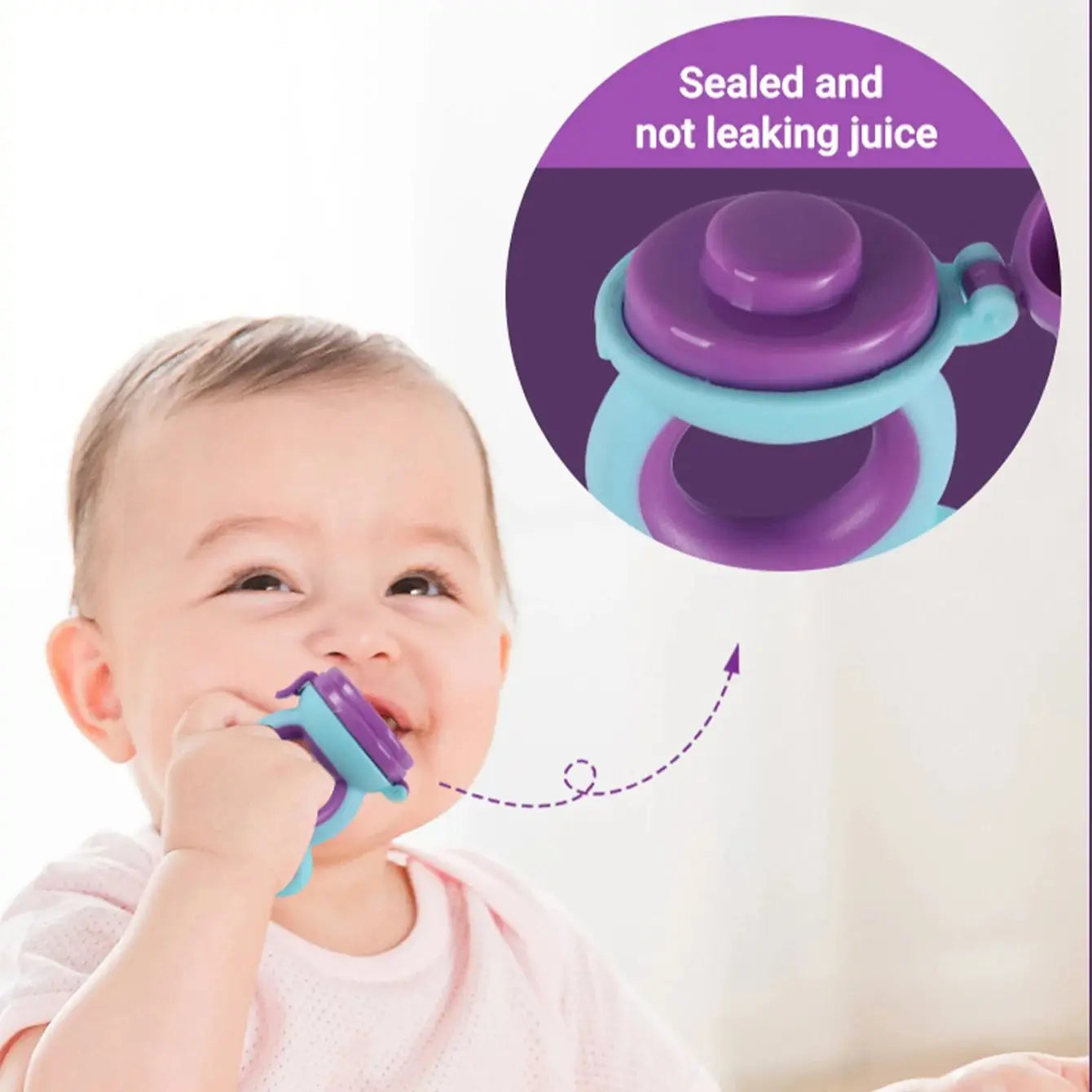 Baby Fruit Feeder Pacifier – Food-Grade