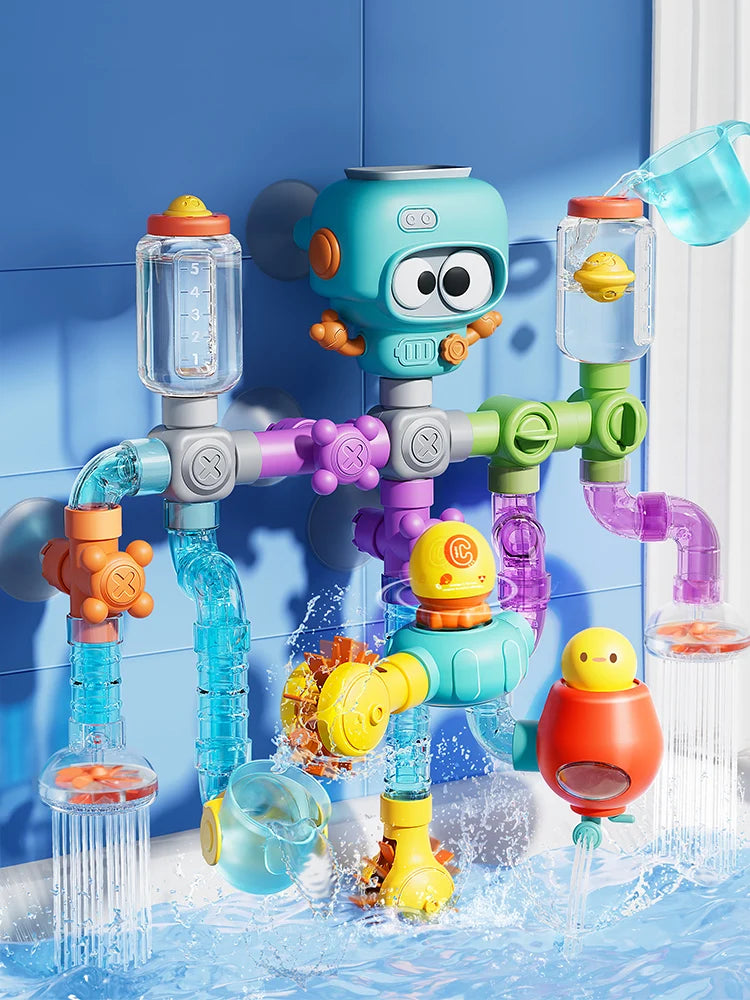 Little Plumber Toddler Waterworks Bath Toy Set