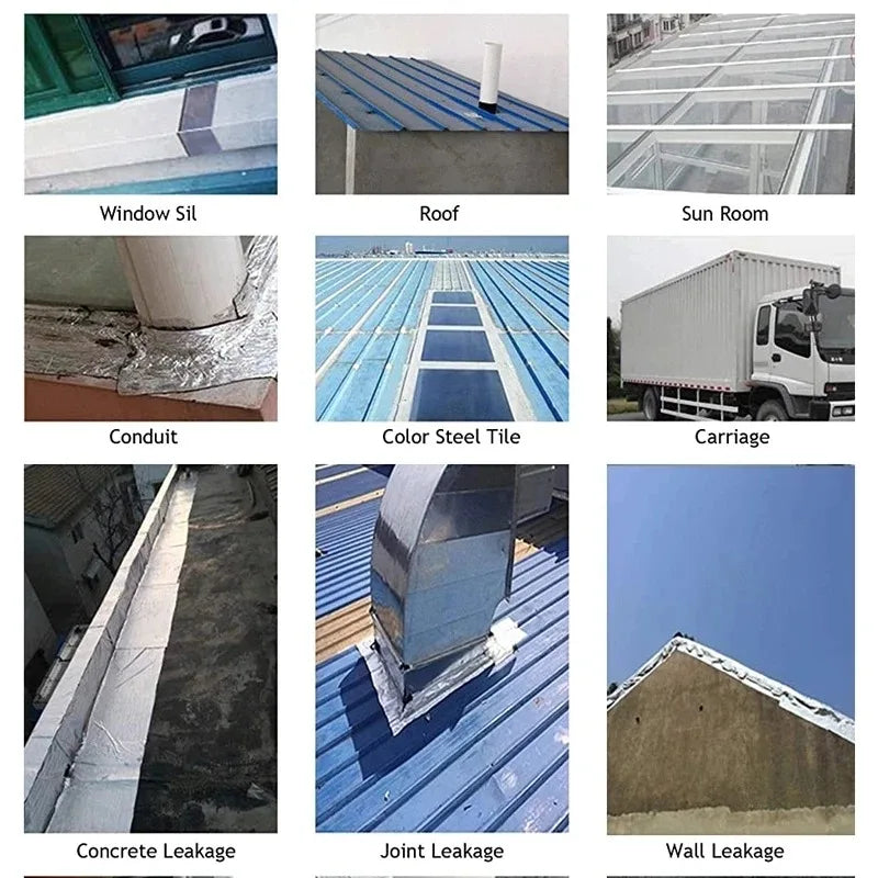 Waterproof Aluminum Butyl Repair Tape – High Temperature Roof, Pool, Wall & Duct Seal Tape