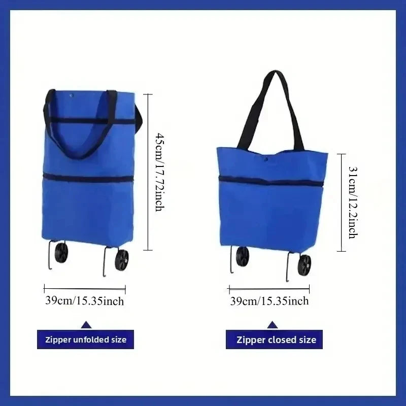 Foldable Portable Shopping Bag Lightweight Cart