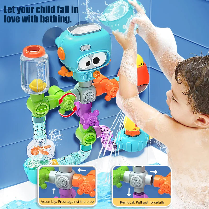 Little Plumber Toddler Waterworks Bath Toy Set