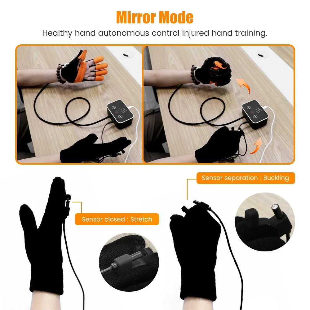 Robot Rehabilitation Gloves for Stroke & Hemiplegia – Finger Training Hand Function Recovery