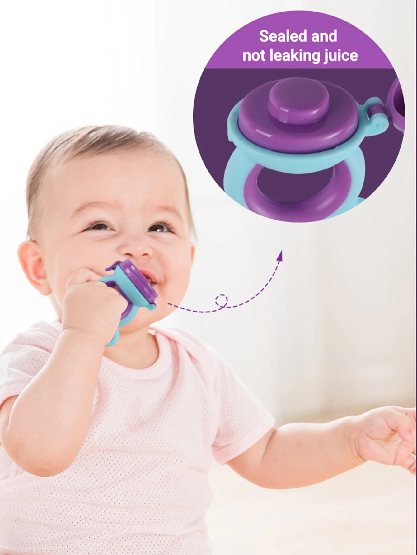 Baby Fruit Feeder Pacifier – Food-Grade