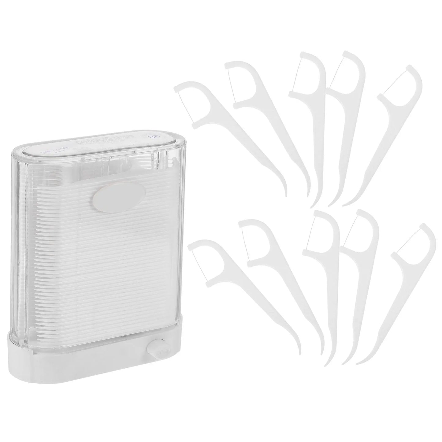Ultra-Fine Dental Floss Picks – Easy Interdental Cleaning & Plaque Removal