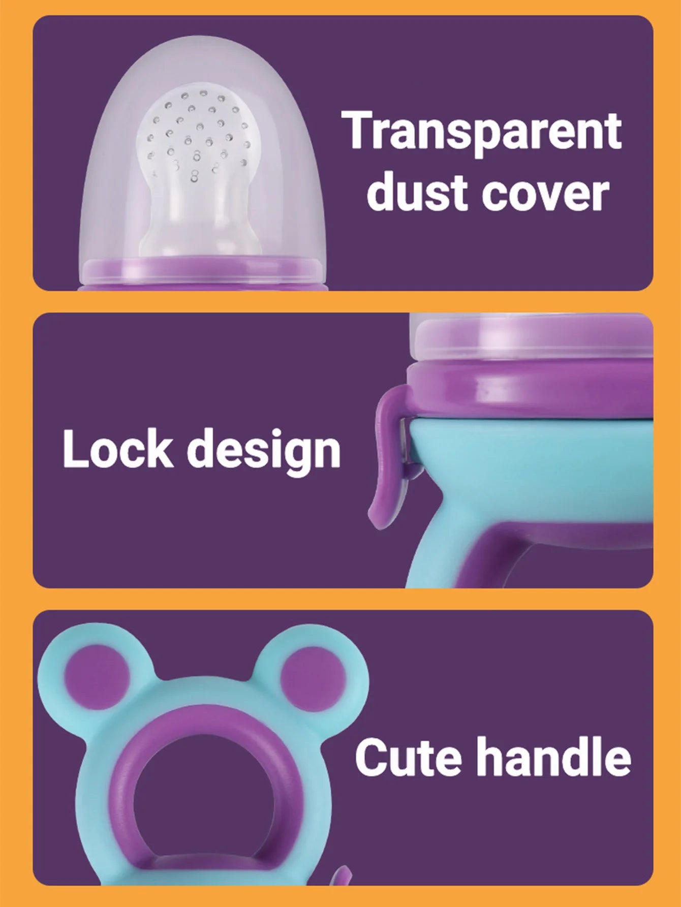 Baby Fruit Feeder Pacifier – Food-Grade