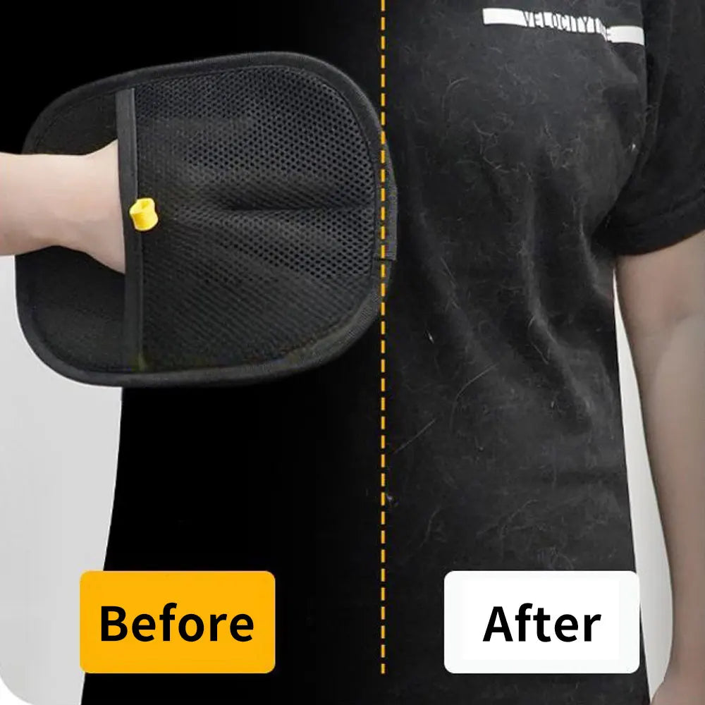 Pet Grooming & Deshedding Glove – Hair Remover for Dogs & Cats