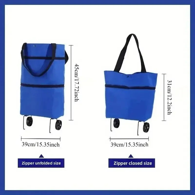 Foldable Portable Shopping Bag Lightweight Cart
