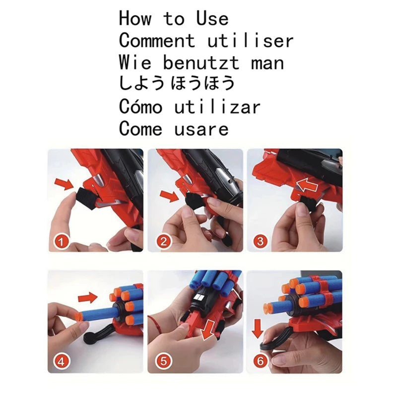 Spider Web Launcher Gloves for Kids & Adults – Hero Wrist Shooter Toy for Interactive Play