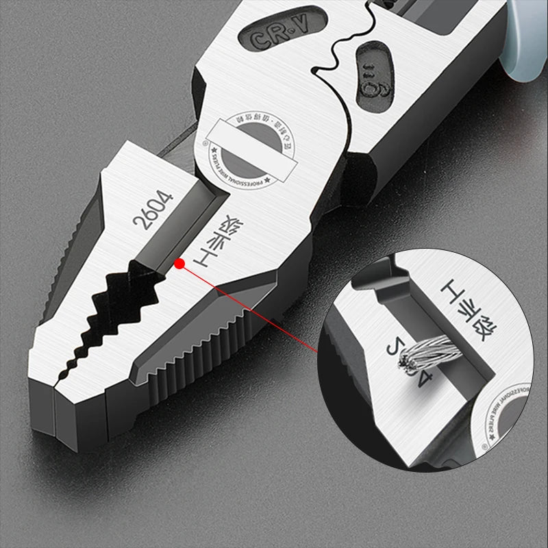 Universal Multifunctional Diagonal & Needle Nose Pliers – Electrician Grade