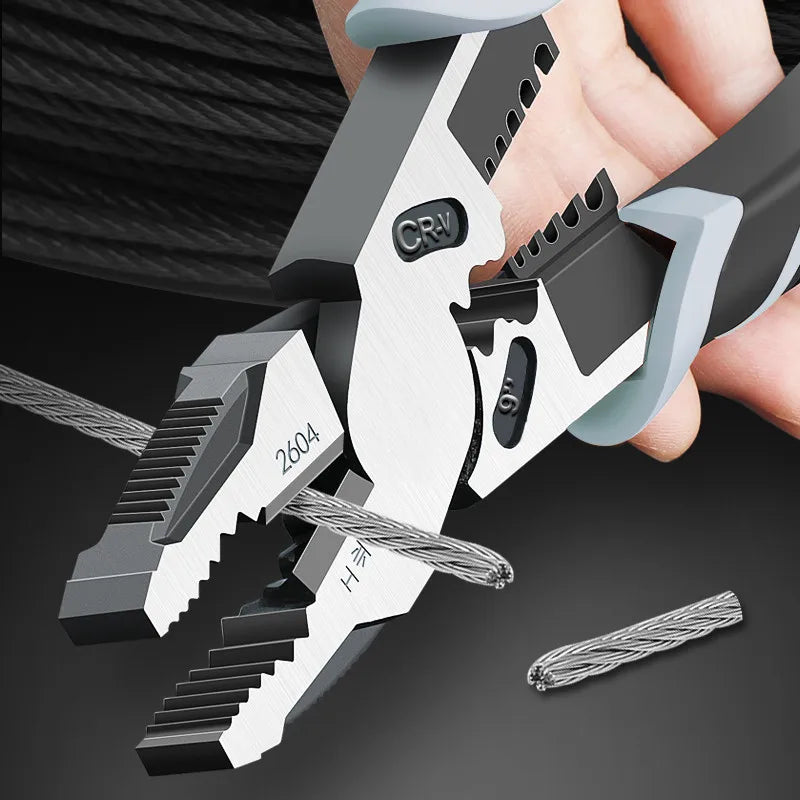 Universal Multifunctional Diagonal & Needle Nose Pliers – Electrician Grade