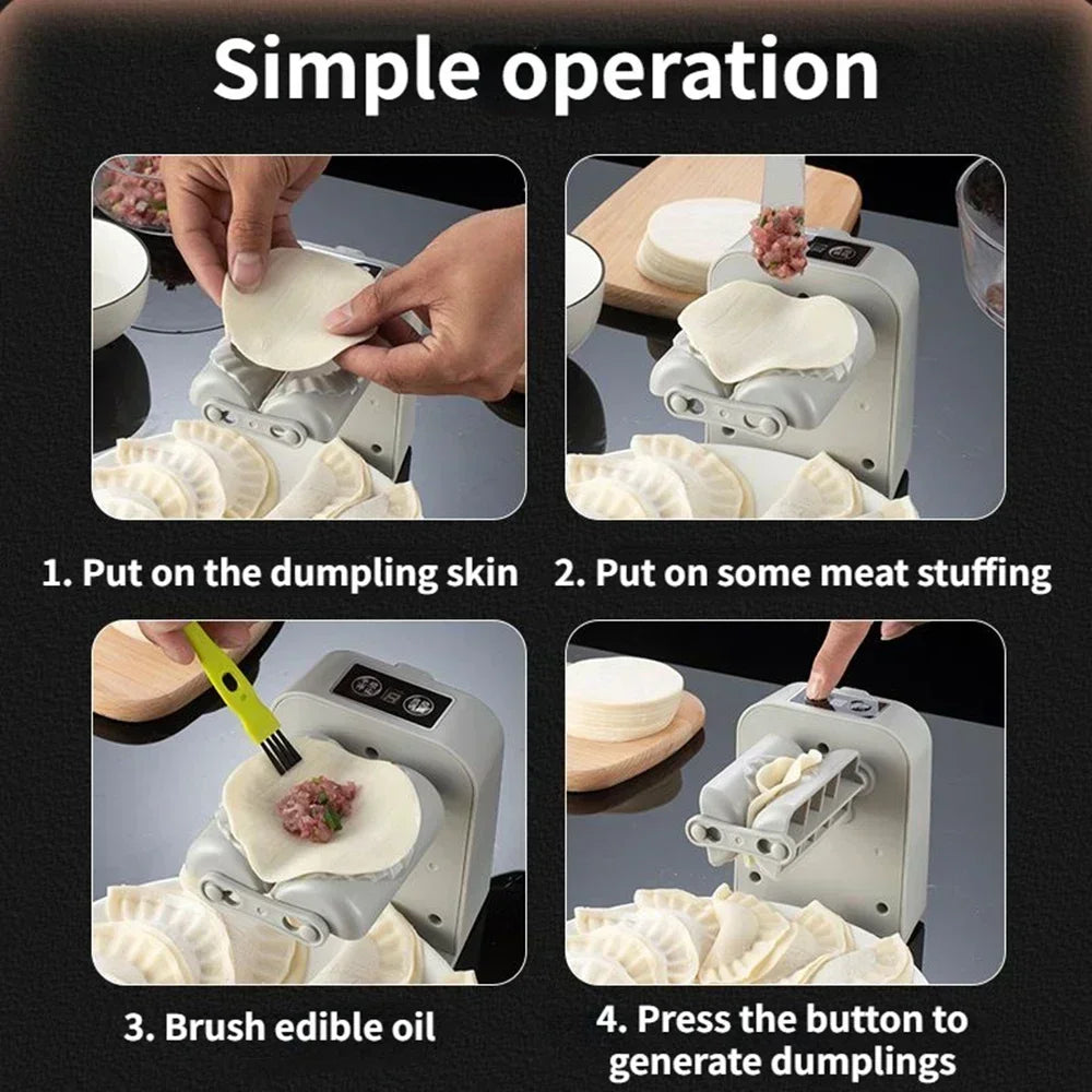 Automatic Electric Dumpling Maker – Easy Homemade Dumpling & Ravioli Machine