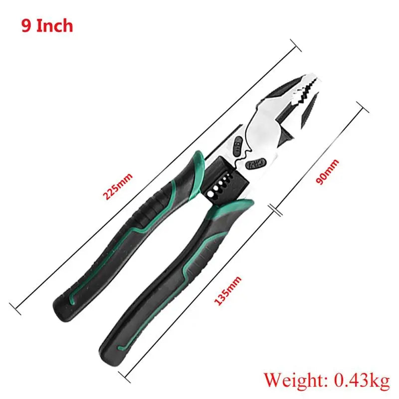 Universal Multifunctional Diagonal & Needle Nose Pliers – Electrician Grade