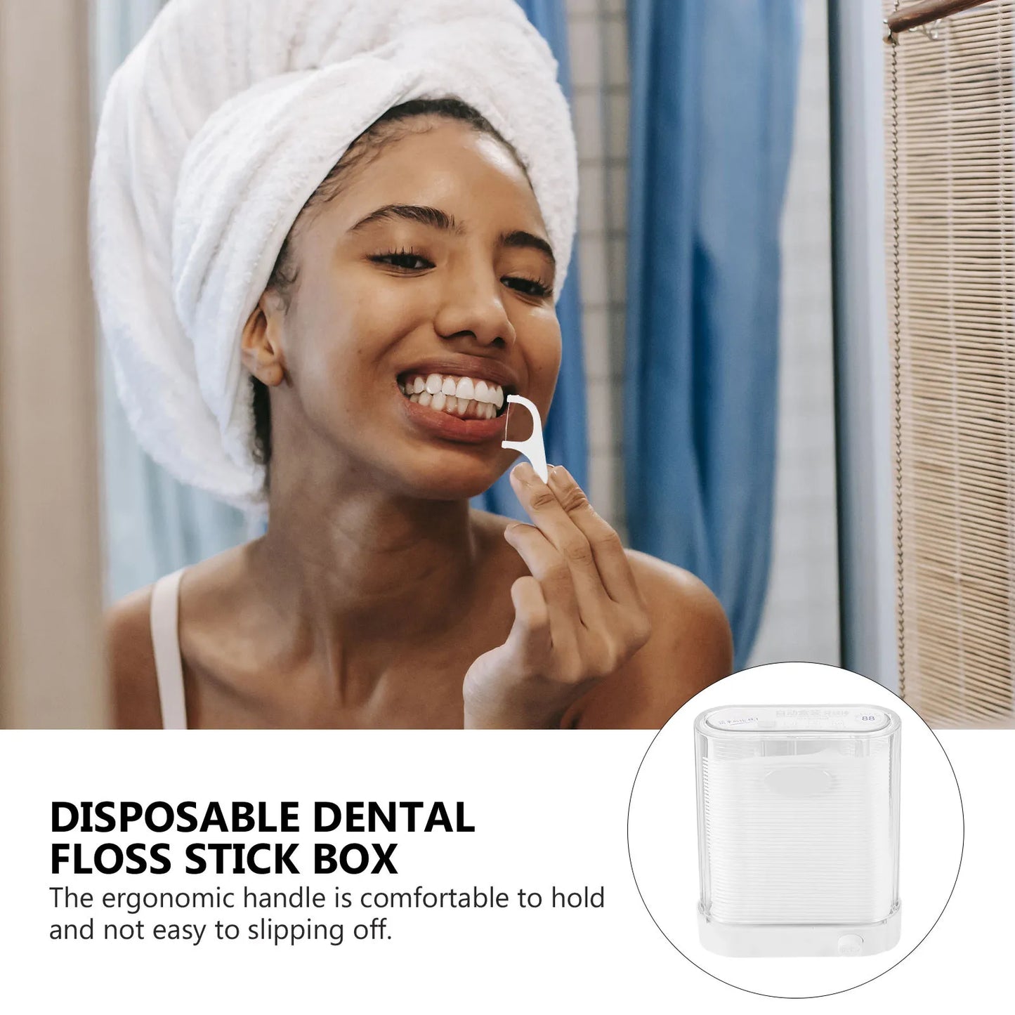 Ultra-Fine Dental Floss Picks – Easy Interdental Cleaning & Plaque Removal