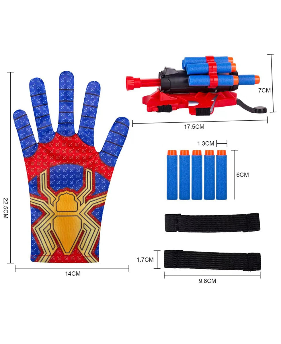 Spider Web Launcher Gloves for Kids & Adults – Hero Wrist Shooter Toy for Interactive Play