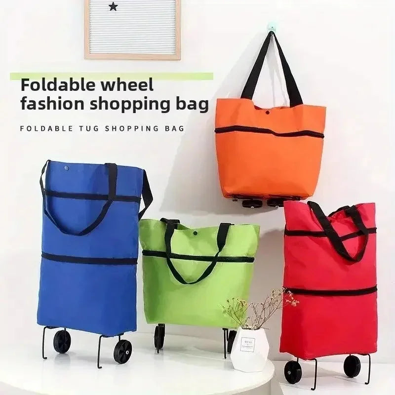 Foldable Portable Shopping Bag Lightweight Cart