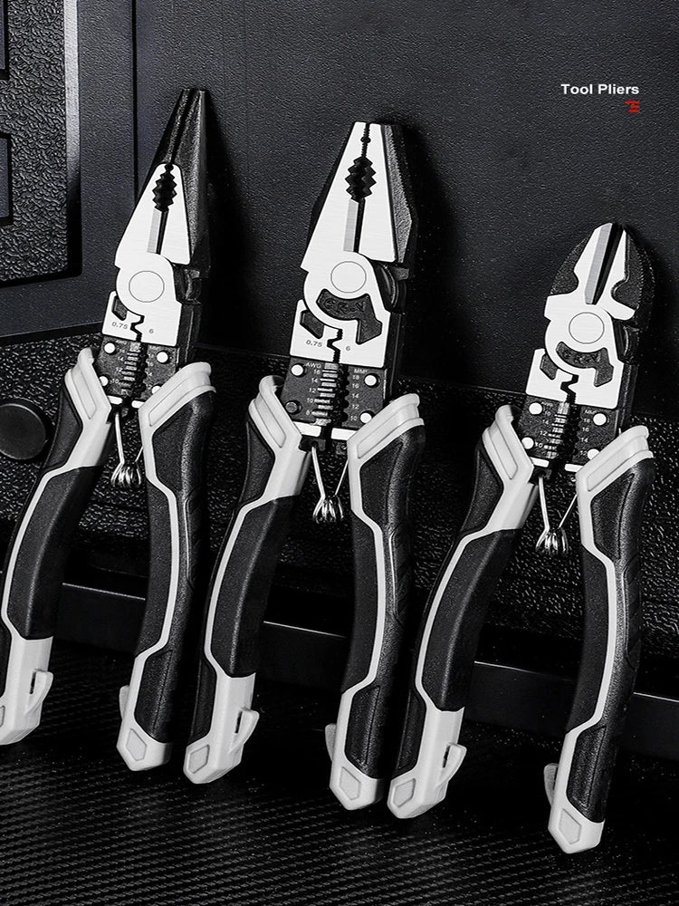 Universal Multifunctional Diagonal & Needle Nose Pliers – Electrician Grade
