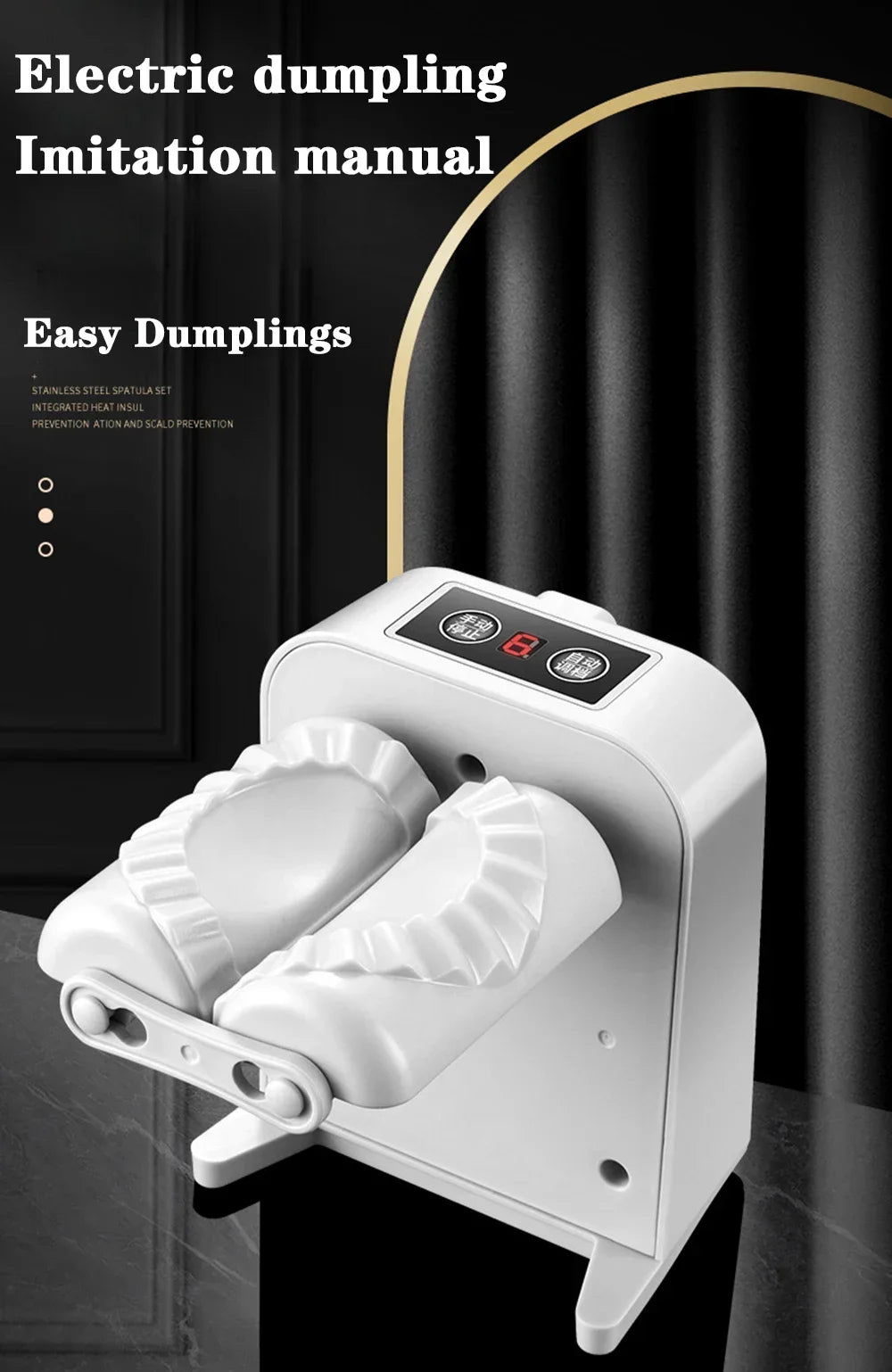 Automatic Electric Dumpling Maker – Easy Homemade Dumpling & Ravioli Machine