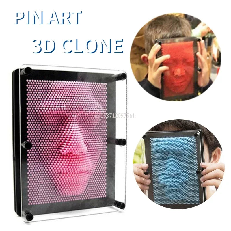 3D Pin Art Clone Toy – Create Face & Hand Impressions in Seconds
