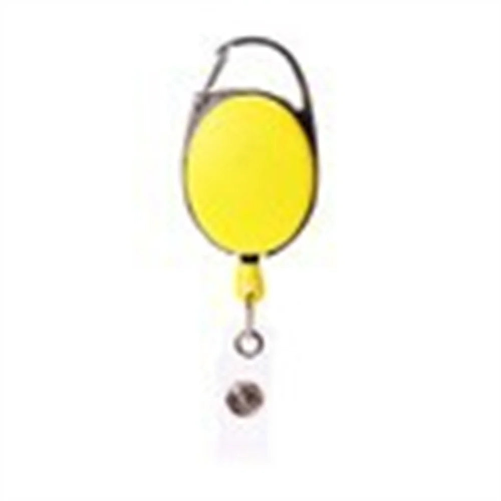 Retractable Keychain with Steel Wire Rope – Anti-Lost ID Badge Holder & Backpack Accessory