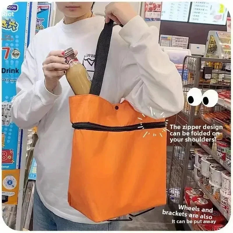 Foldable Portable Shopping Bag Lightweight Cart