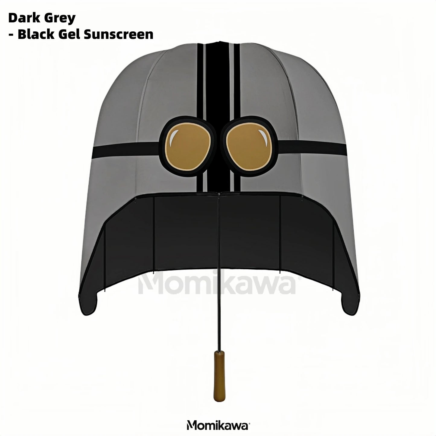 Full-Coverage Helmet Umbrella – Creative Windproof Rain Shield