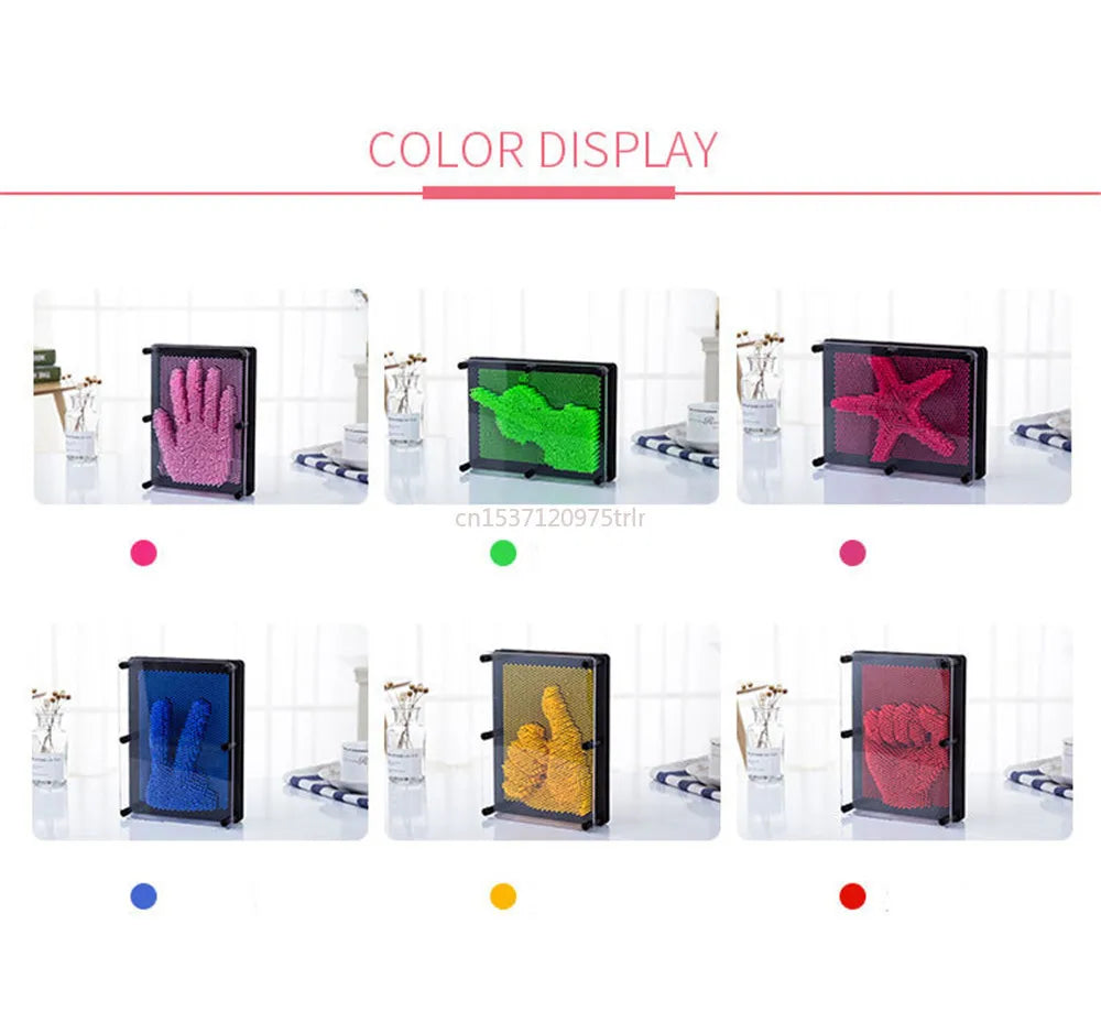 3D Pin Art Clone Toy – Create Face & Hand Impressions in Seconds