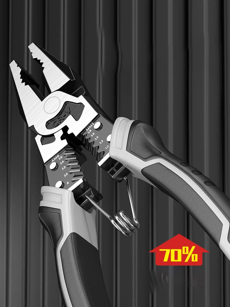 Universal Multifunctional Diagonal & Needle Nose Pliers – Electrician Grade