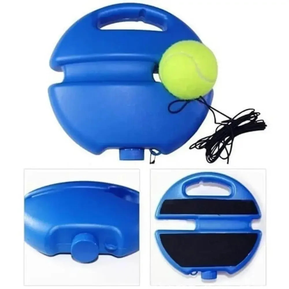 Tennis Self-Trainer Tool – Practice Tool with Elastic Rope for Solo Training