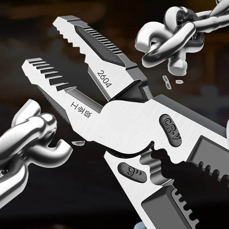 Universal Multifunctional Diagonal & Needle Nose Pliers – Electrician Grade